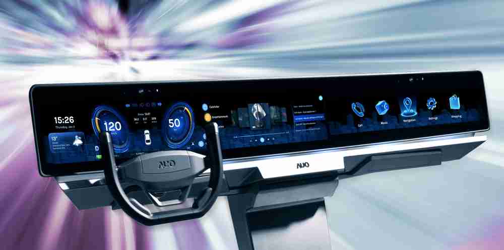 PG国际开拓前瞻显示技术创新应用，，，结合优异整合设计能力，，，开发智能车载FIDM Plus一体化显示方案，，，，让驾驶操作与车内娱乐体验再进化